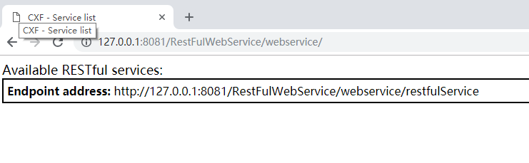 RestFulWebService